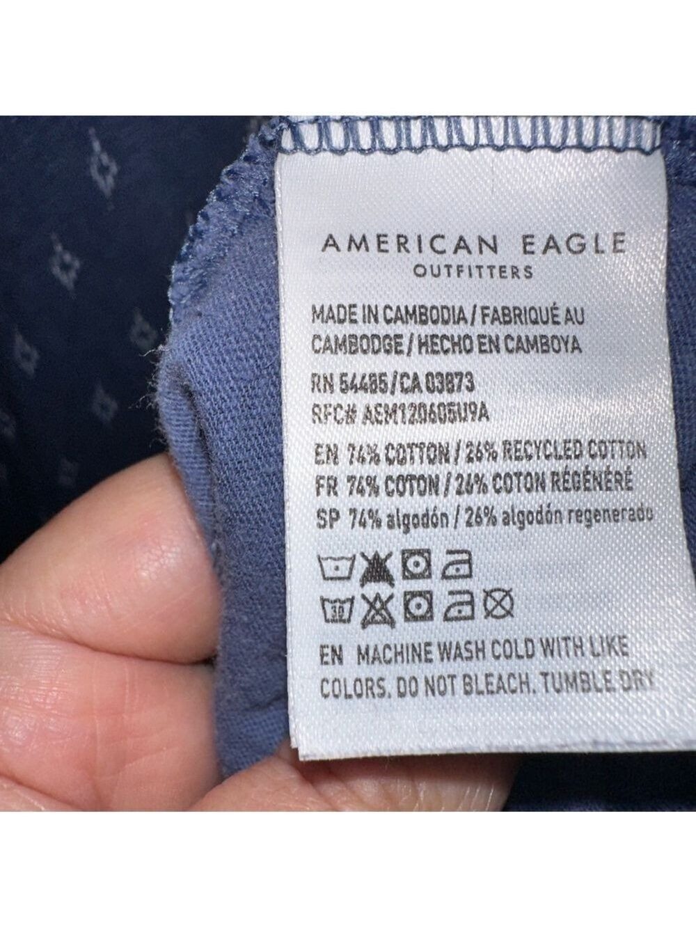 American Eagle AE Oversized Crew Neck True Tee - Picture 10 of 11